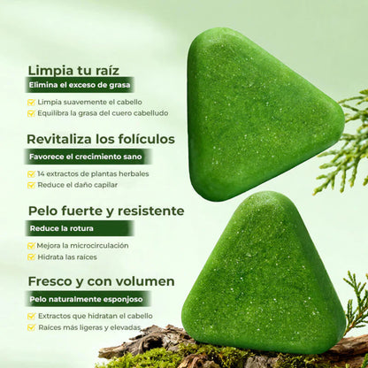 Jabón Coreano Natural para Reducir la Caída y Fortalecer Cabello