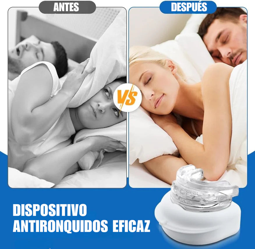 Protector bucal antironquidos : Duerme en silencio y despierta renovado