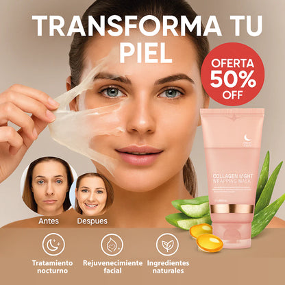Mascarilla de Colágeno Nocturna | Renueva tu piel con el primer uso