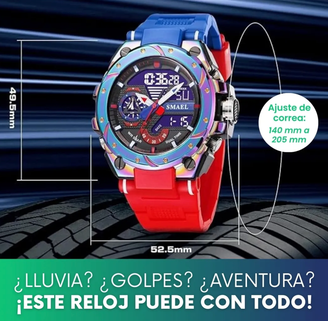 Reloj Premium Tornasolado